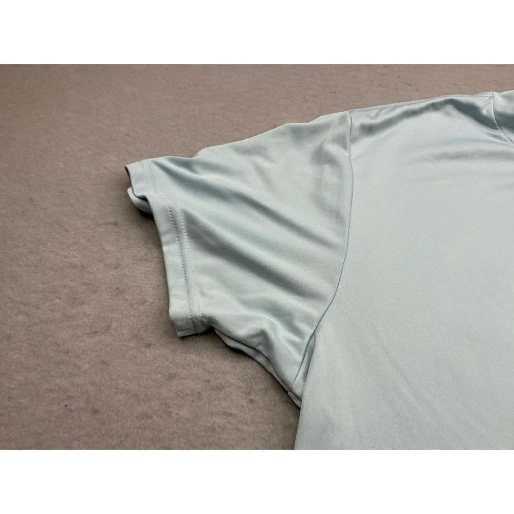 Billabong Surf Rash Guard UPF 50+ Sun Protection Large Light Blue M4172BSS